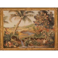 Gobelín Tapisserie  L oasis horizontale